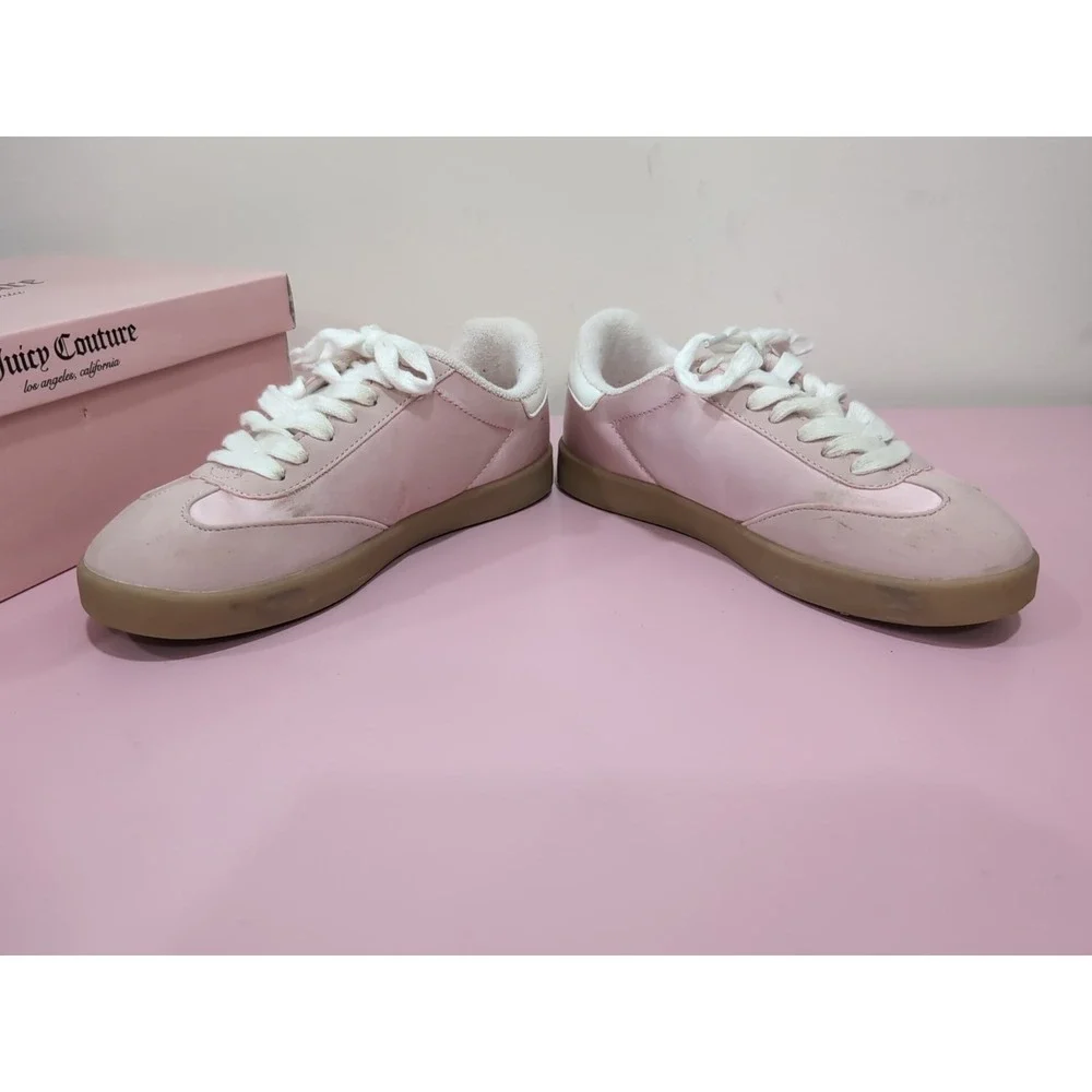 Juicy Couture Girls Blush Multi Sneakers Pink Glitter Size‎ 6